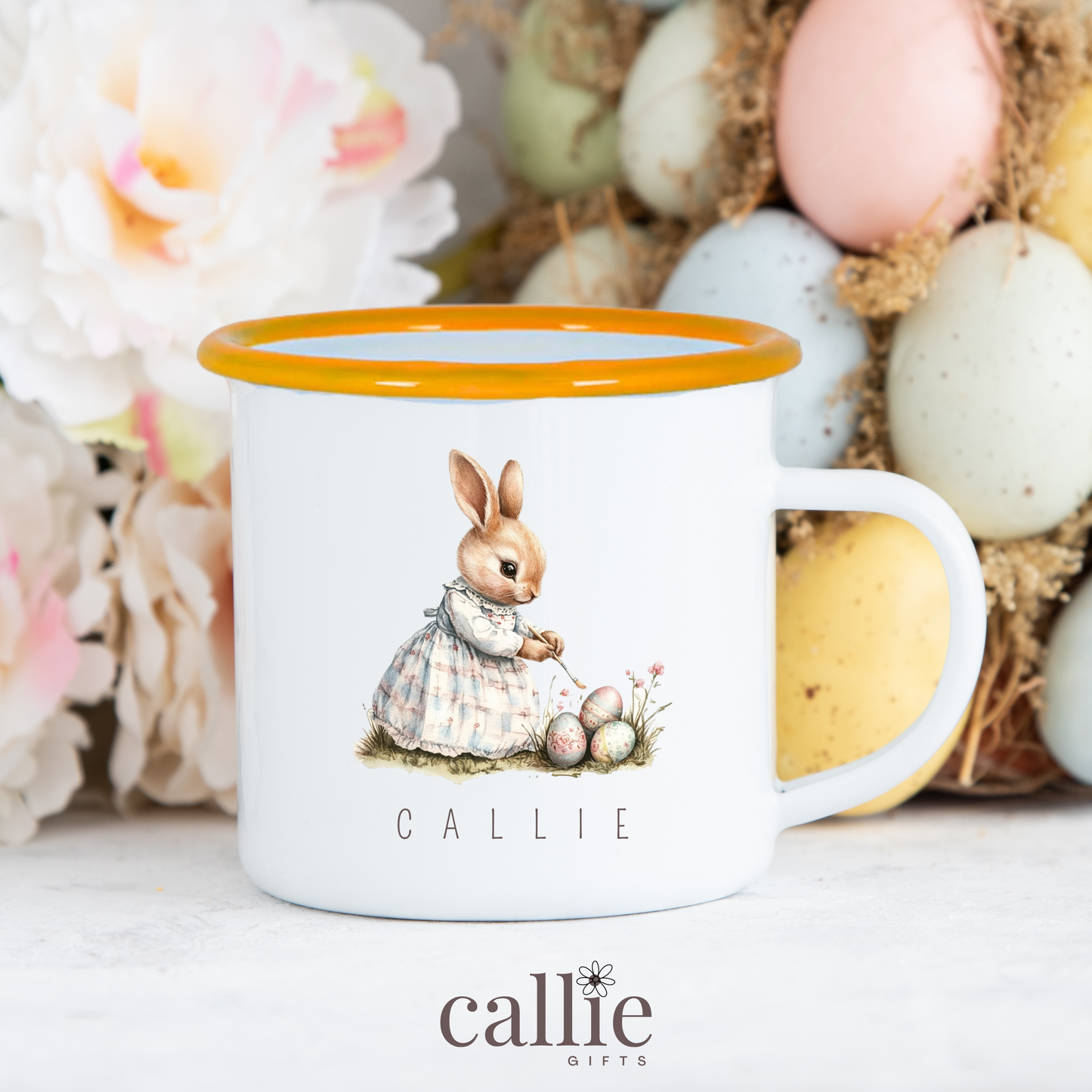 Vintage Style Easter Bunny Children's Mug