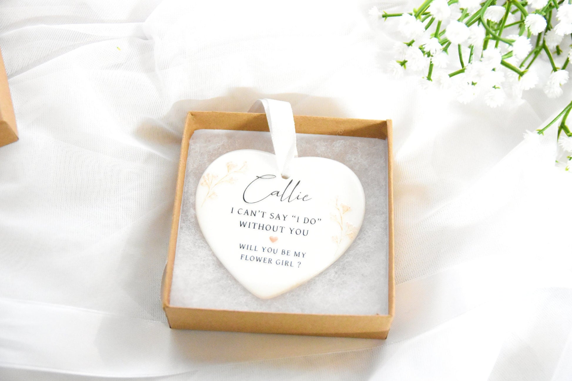 proposal gift for flower girl, I can't say I do without you, will you be my flower girl