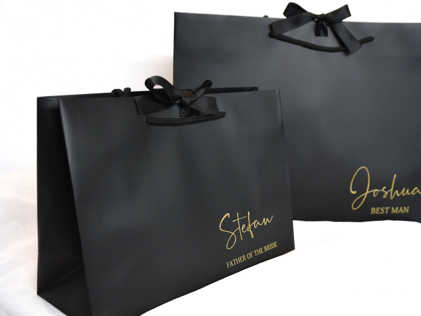 Groomsman Gift Bags - Black