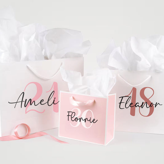 Birthday Number Gift Bag